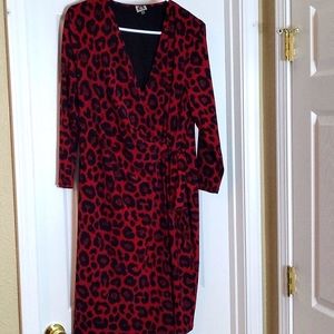 Anne Klein red dress